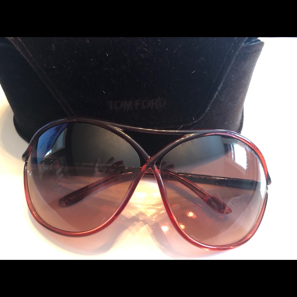 Oversized Tom Ford sunglasses